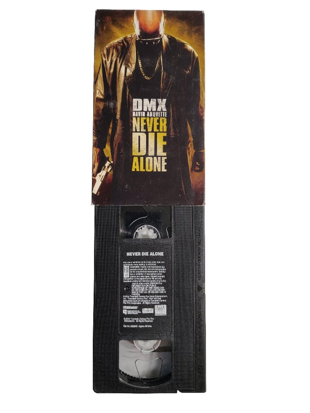 (2004) Never Die Alone Rated R Thriller/Crime VHS Cassette Tape